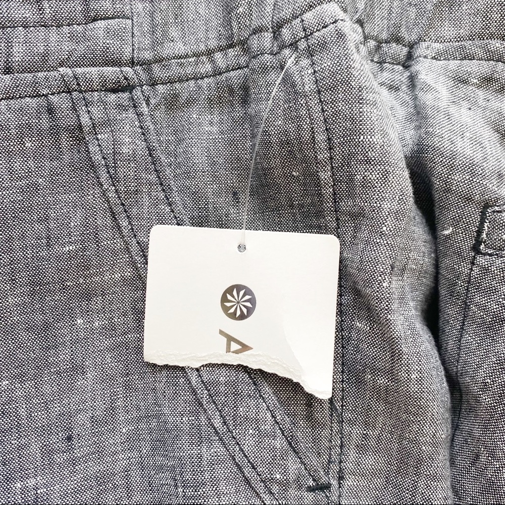 SOLD Athleta Heathered Gray Linen Pants - Picture 8 of 11